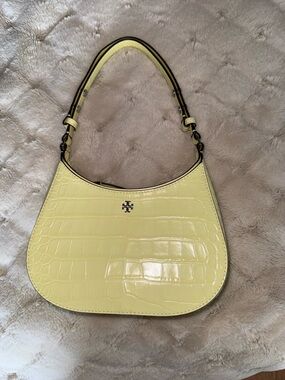 Tory Burch Emerson Shoulder Bag in Pastel Yellow